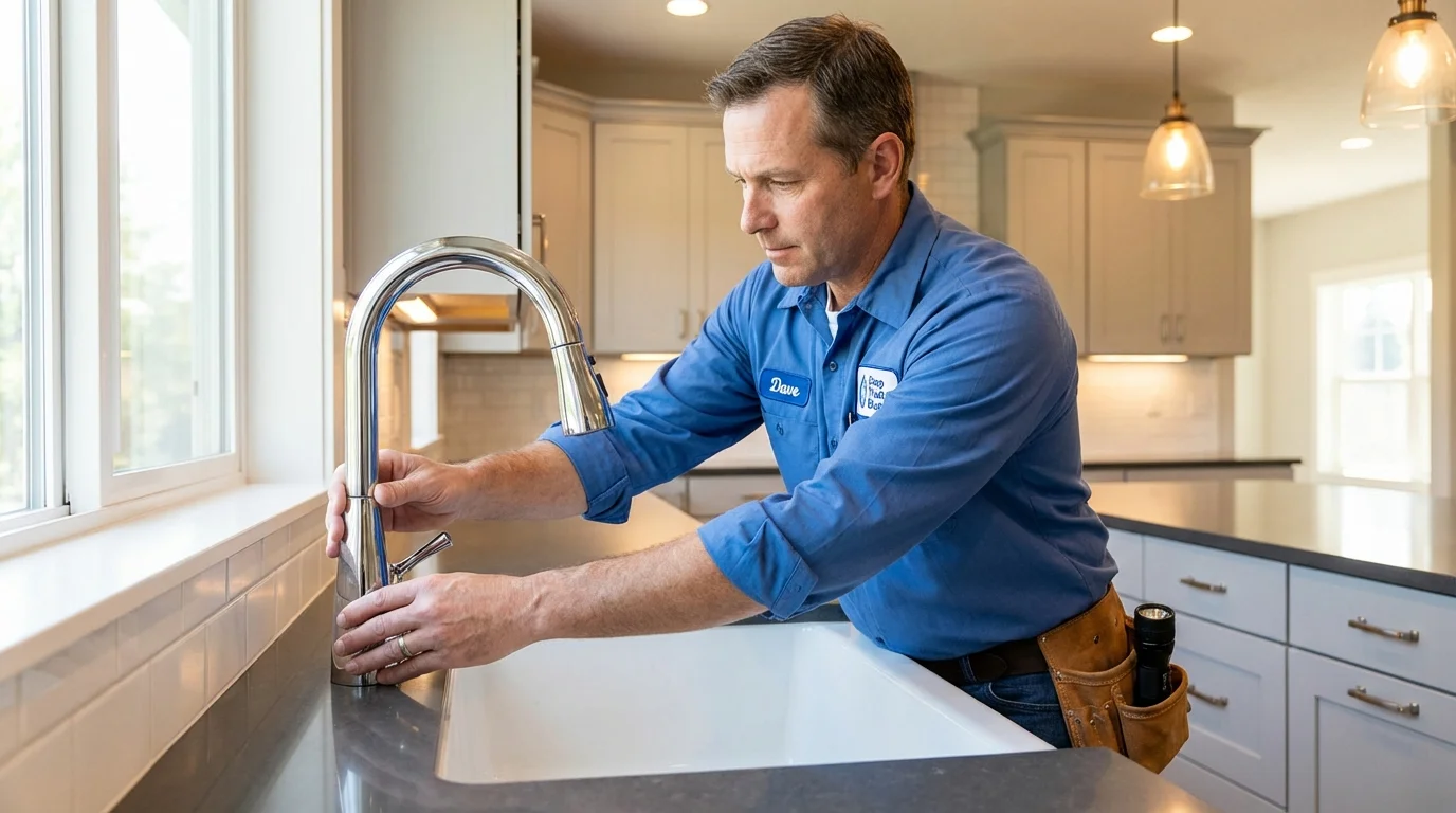 Kitchen faucet installation by Johns Plumbing LLC in Filer