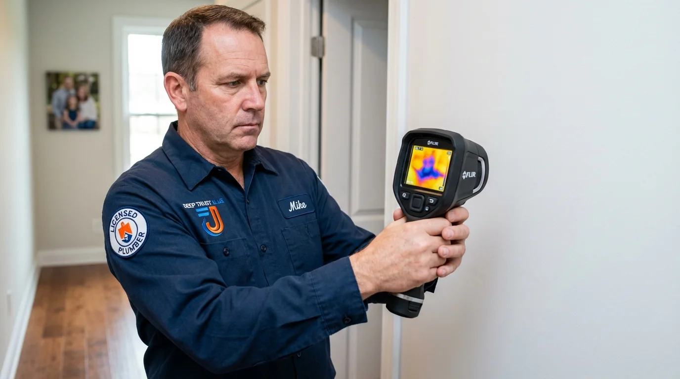 Thermal imaging leak detection by Johns Plumbing LLC in Filer